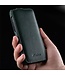 Koffiebruin Litchee Flipcase Hoesje voor de iPhone 14 Pro Max