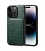 SoFetch Groen Houder Krokodillen Hybride Hoesje voor de iPhone 14 Pro Max