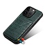 SoFetch Groen Houder Krokodillen Hybride Hoesje voor de iPhone 14 Pro Max