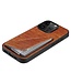 SoFetch Bruin Houder Krokodillen Hybride Hoesje voor de iPhone 14 Pro Max
