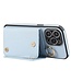 SoFetch Blauw Pasjeshouder Hybride Hoesje met Koord voor de iPhone 14 Pro Max