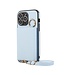 SoFetch Blauw Pasjeshouder Hybride Hoesje met Koord voor de iPhone 14 Pro Max