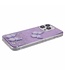 SoFetch Paars Vlinders Glitter Hybride Hoesje voor de iPhone 14 Pro Max