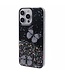 SoFetch Zwart Vlinders Glitter Hybride Hoesje voor de iPhone 14 Pro Max