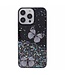 SoFetch Zwart Vlinders Glitter Hybride Hoesje voor de iPhone 14 Pro Max