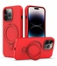 SoFetch Rood Magsafe Mat Hybride Hoesje voor de iPhone 14 Pro Max