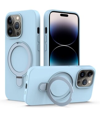 SoFetch Hemelsblauw Magsafe Mat Hybride Hoesje iPhone 14 Pro Max
