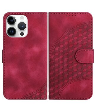 SoFetch Rose Ruiten Bookcase Hoesje iPhone 14 Pro Max