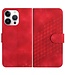 SoFetch Rood Ruiten Bookcase Hoesje voor de iPhone 14 Pro Max