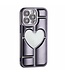 SoFetch Zwart Heart TPU Hoesje voor de iPhone 14 Pro Max