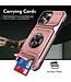 SoFetch Rosegoud Ring Houder Modern Hybride Hoesje voor de iPhone 14 Pro Max