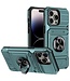 SoFetch Groen Ring Houder Modern Hybride Hoesje voor de iPhone 14 Pro Max