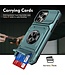 SoFetch Groen Ring Houder Modern Hybride Hoesje voor de iPhone 14 Pro Max