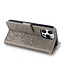 SoFetch Grijs Boom Bookcase Hoesje voor de iPhone 14 Pro Max