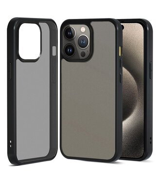 SoFetch Zwart Krasbestendig Hybride Hoesje iPhone 14 Pro Max