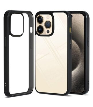 SoFetch Zwart Krasbestendig Hybride Hoesje iPhone 14 Pro Max