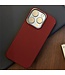 SoFetch Rood Lensbescherming Carbon Hybride Hoesje voor de iPhone 14 Pro Max