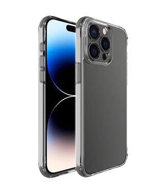SoFetch Zwart Lensbescherming Hybride Hoesje iPhone 14 Pro Max