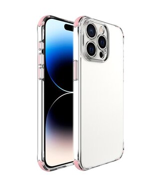SoFetch Roze Lensbescherming Hybride Hoesje iPhone 14 Pro Max