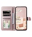 SoFetch Rosegoud Portemonnee Ruiten Bookcase Hoesje voor de iPhone 14 Pro Max