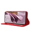 SoFetch Rood Vintage Bookcase Hoesje voor de Oppo Reno10