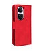 SoFetch Rood Pasjeshouder Modern Bookcase Hoesje voor de Oppo Reno10