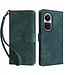 SoFetch Groen RFID Bookcase Hoesje met Polsbandje voor de Oppo Reno10