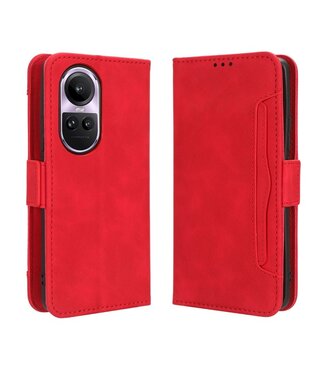 SoFetch Rood Pasjeshouder Modern Bookcase Hoesje Oppo Reno10