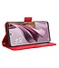SoFetch Rood Pasjeshouder Modern Bookcase Hoesje voor de Oppo Reno10