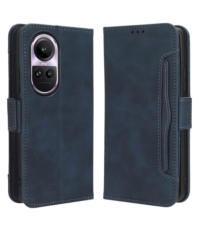 SoFetch Blauw Pasjeshouder Modern Bookcase Hoesje voor de Oppo Reno10