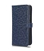 SoFetch Donkerblauw Stippen Bookcase Hoesje met Polsbandje voor de Oppo Reno10