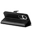 SoFetch Zwart Litchee Bookcase Hoesje voor de Oppo Reno10