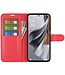 SoFetch Rood Litchee Bookcase Hoesje voor de Oppo Reno10