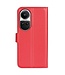 SoFetch Rood Litchee Bookcase Hoesje voor de Oppo Reno10