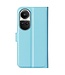 SoFetch Blauw Litchee Bookcase Hoesje voor de Oppo Reno10