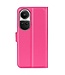 SoFetch Rose Litchee Bookcase Hoesje voor de Oppo Reno10