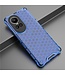 SoFetch Blauw Valbestendig Honingraat Hybride Hoesje voor de Oppo Reno10