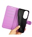 SoFetch Paars Litchee Bookcase Hoesje voor de Oppo Reno10