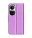 SoFetch Paars Litchee Bookcase Hoesje voor de Oppo Reno10