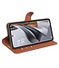 SoFetch Bruin Litchee Bookcase Hoesje voor de Oppo Reno10