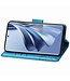 SoFetch Blauw Vlinder Bookcase Hoesje met Polsbandje voor de Oppo Reno10