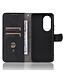 SoFetch Zwart Zacht Bookcase Hoesje voor de Oppo Reno10