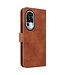 SoFetch Bruin Zacht Bookcase Hoesje voor de Oppo Reno10