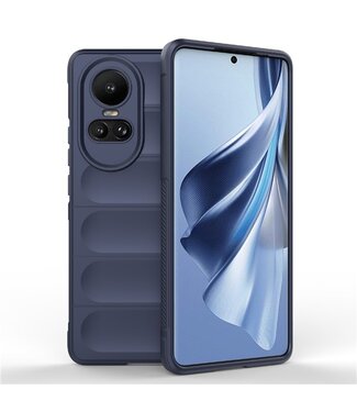 SoFetch Donkerblauw Valbestendig TPU Hoesje Oppo Reno10