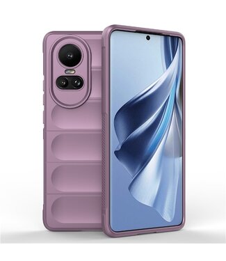 SoFetch Lichtpaars Valbestendig TPU Hoesje Oppo Reno10