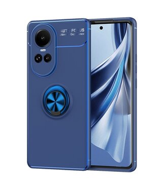 SoFetch Blauw Ring Houder TPU Hoesje Oppo Reno10