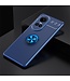 SoFetch Blauw Ring Houder TPU Hoesje voor de Oppo Reno10