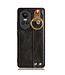 SoFetch Zwart Houder Modern Hybride Hoesje met Handriem voor de Oppo Reno10