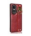 SoFetch Rood Houder Modern Hybride Hoesje met Handriem voor de Oppo Reno10