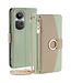 SoFetch Groen Portemonnee Bookcase Hoesje met Koord voor de Oppo Reno10